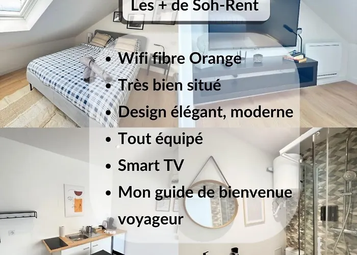 Soh Rent 1tv - Wifi Proche Gare 別荘 *